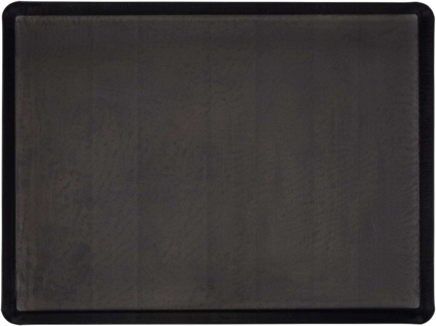 Heavy Duty Black Steel Half Pan Baking Sheet