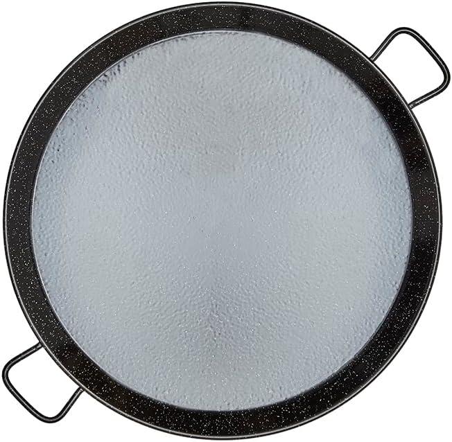 Ancient Cookware Enameled Cast Iron Paella Pan