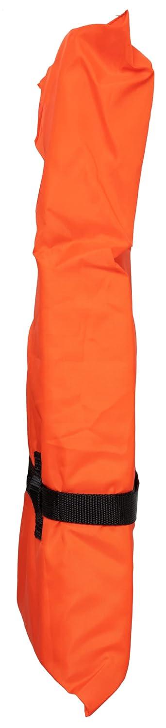 Adult Orange Foam Type II Keyhole Life Jackets with Clear Storage Bag