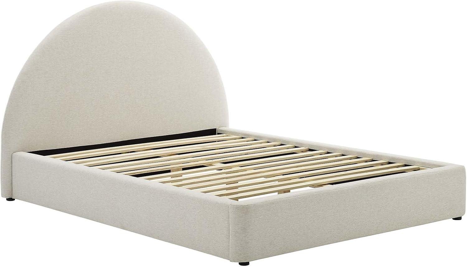 Modway Resort Performance Velvet Arched Round Platform Bed