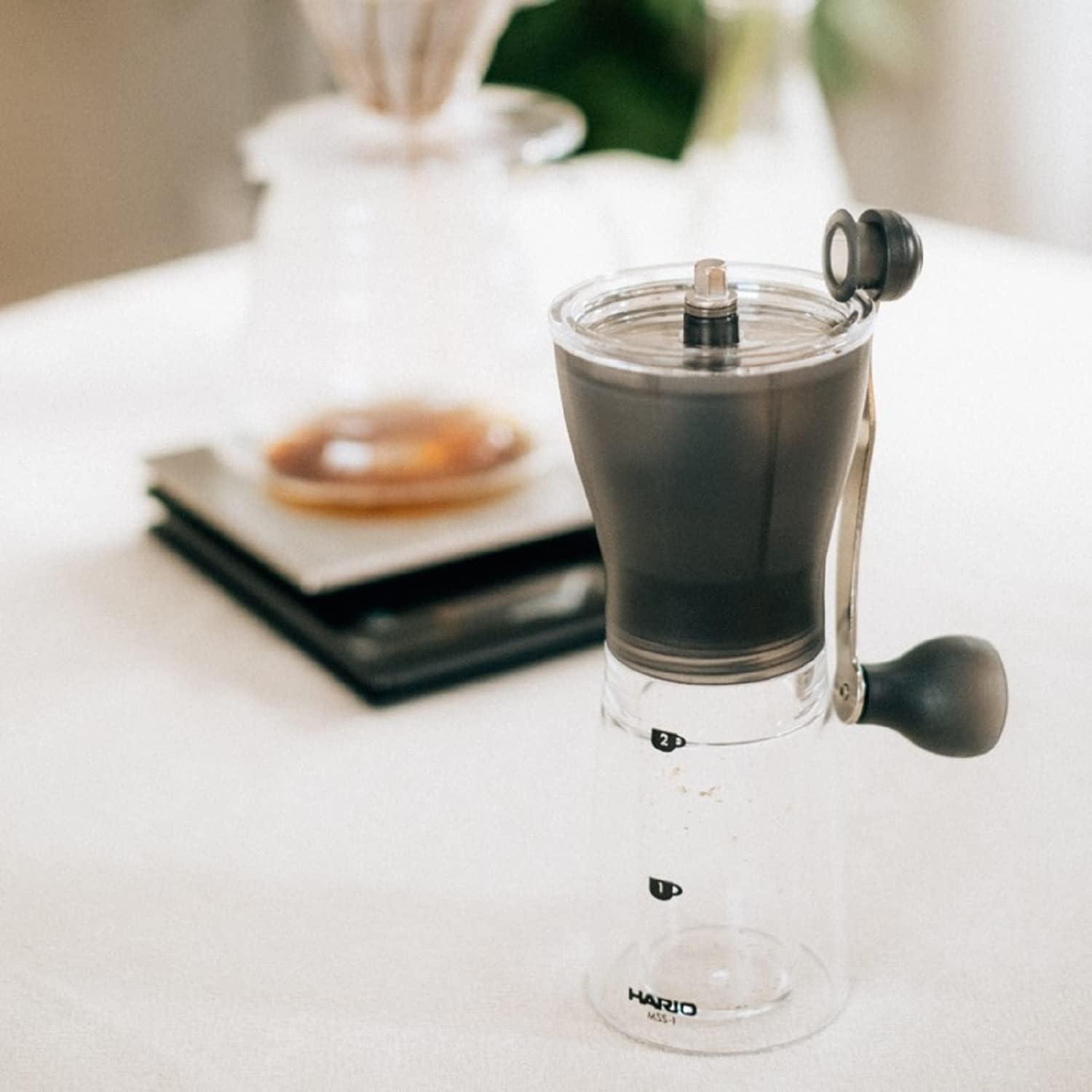 Black Ceramic Manual Adjustable Coffee Grinder