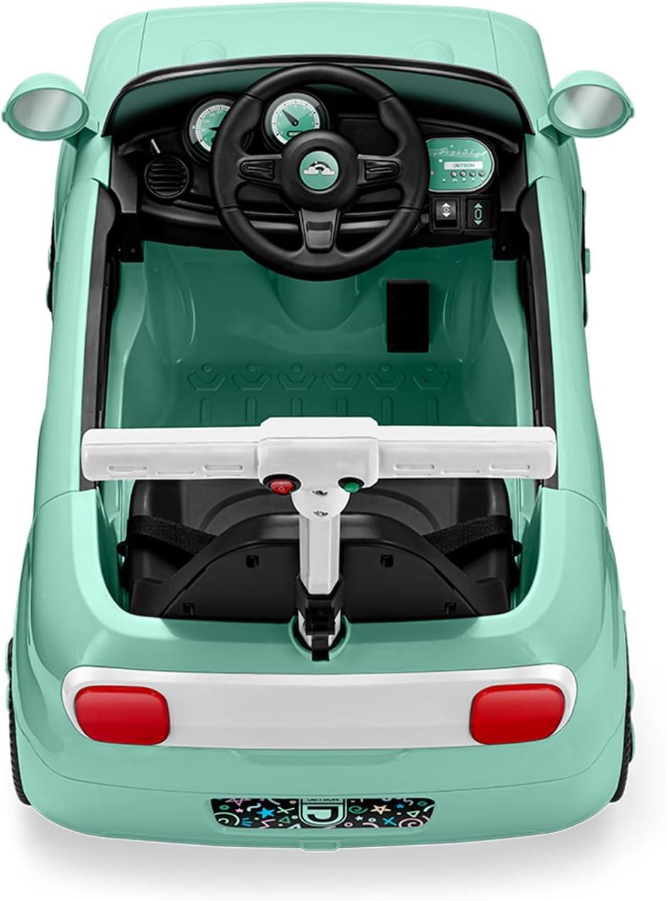 Jetson Mako Electric Motor Assist Ride-On Push Car - Green: Remote Control, Charger Included