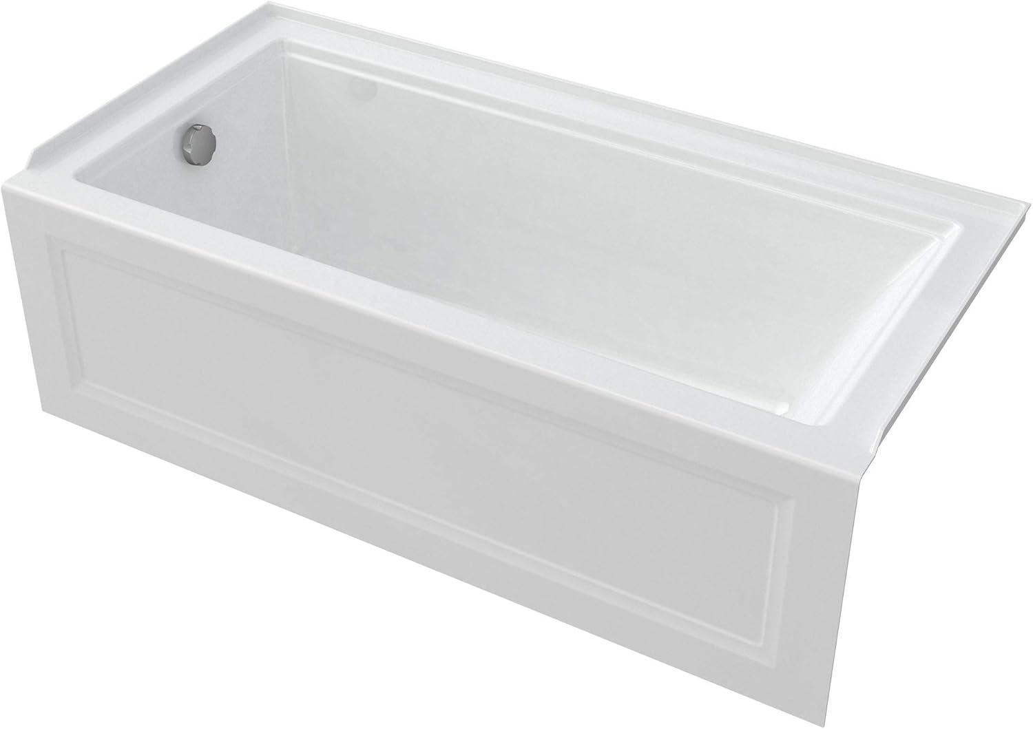 Town Square S 60'' x 30'' Alcove / Tile In Soaking Fiberglass Bathtub