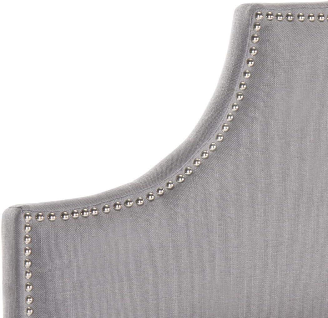 SAFAVIEH Hallmar Classic Elegant Upholstered Headboard, Full, Black Velvet