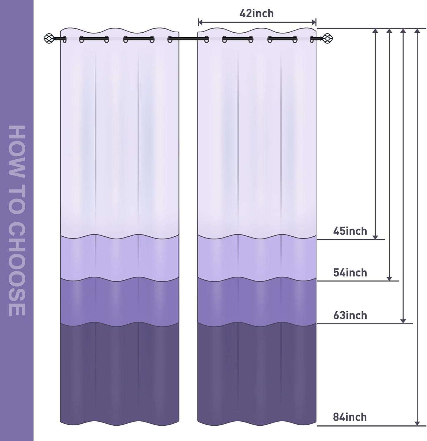 Jekeno Starry Night Blackout Curtains Art Decor for Home Bedroom Living Room Darkening Curtains Grommet Window Drapes 2 Panel Set, 52"x84"