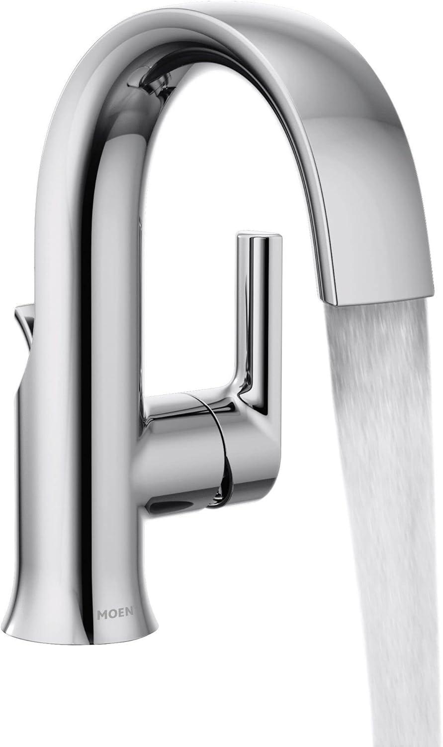 Doux Single Hole Bathroom Faucet with Drain Assembly