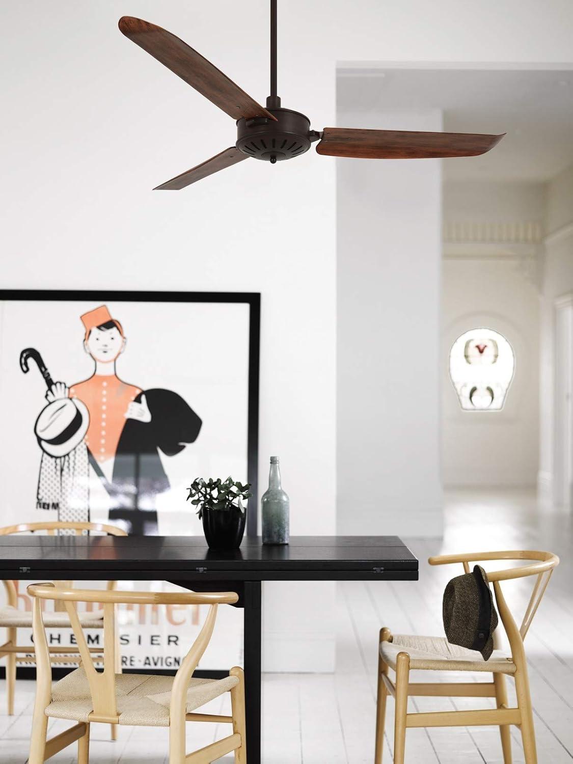 Carolina Oil Rubbed Bronze and Dark Koa 56 in. Ceiling Fan