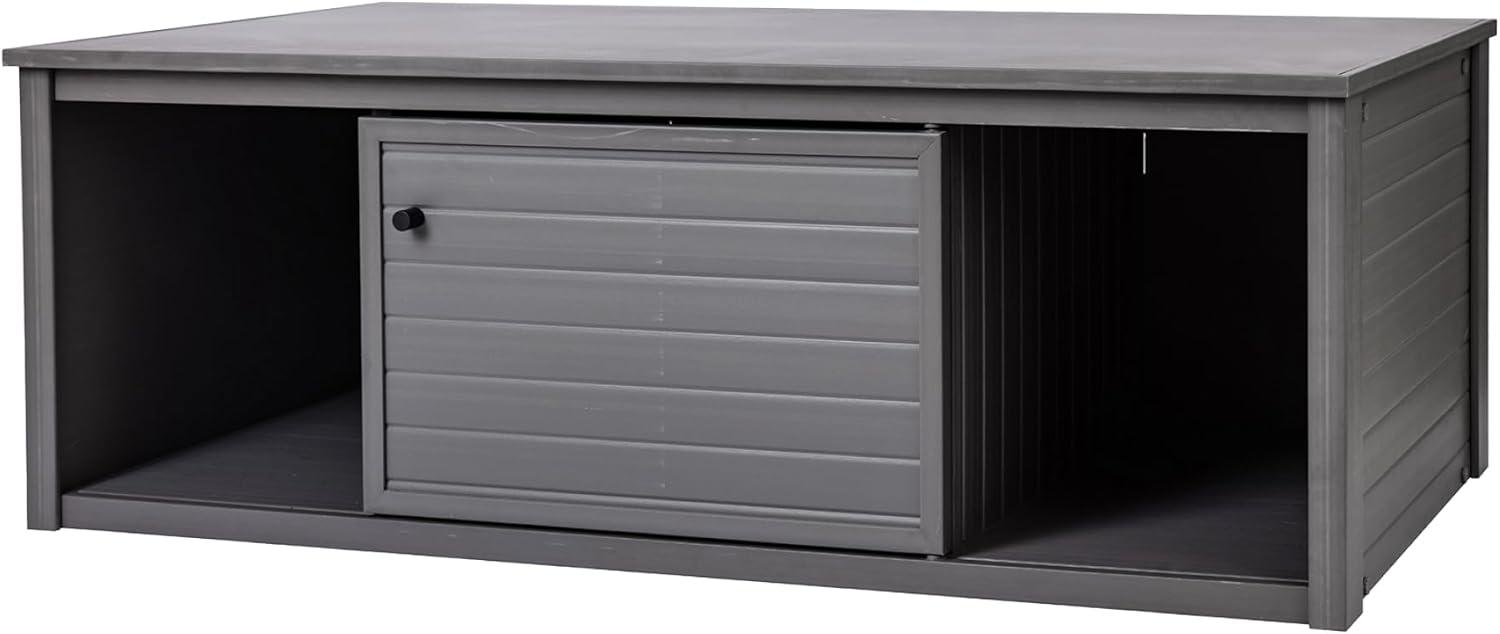 New Age Pet® ECOFLEX® 48-Inch Versa Stand, Grey - Moisture-Resistant Wood Plastic Composite Storage for Pet Bedding, Food, Toys