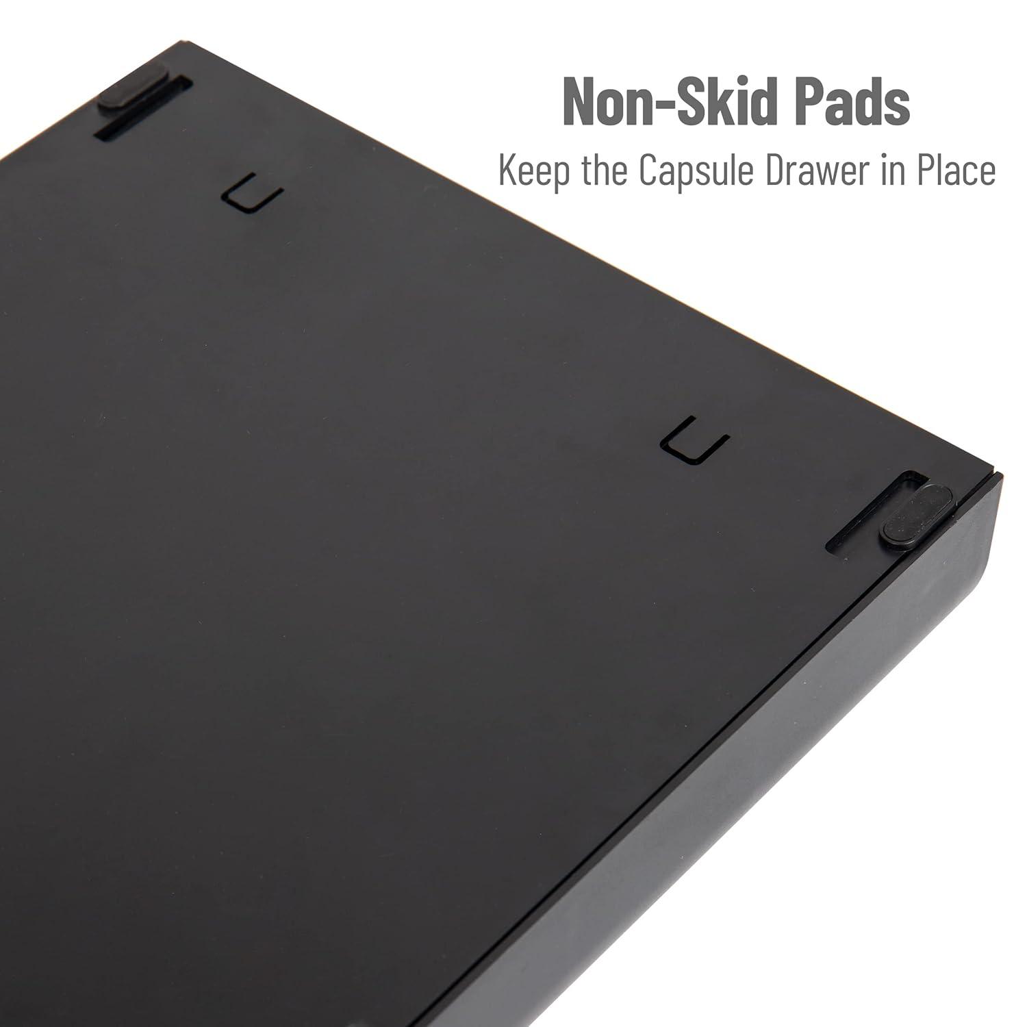 Mind Reader Mind Reader Nespresso Compatible Capsule Drawer, Countertop Organizer, Coffee Pod Holder, Storage, 9.25"L x 15"W x 2"H