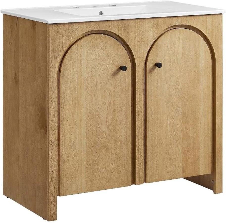 Modway Modway Appia 36'' Single Bathroom Vanity with Ceramic Top