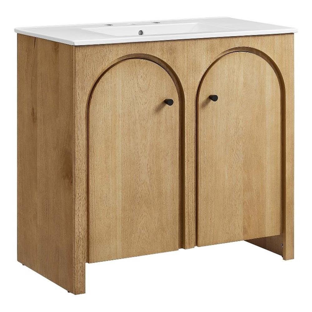 Modway Modway Appia 36'' Single Bathroom Vanity with Ceramic Top