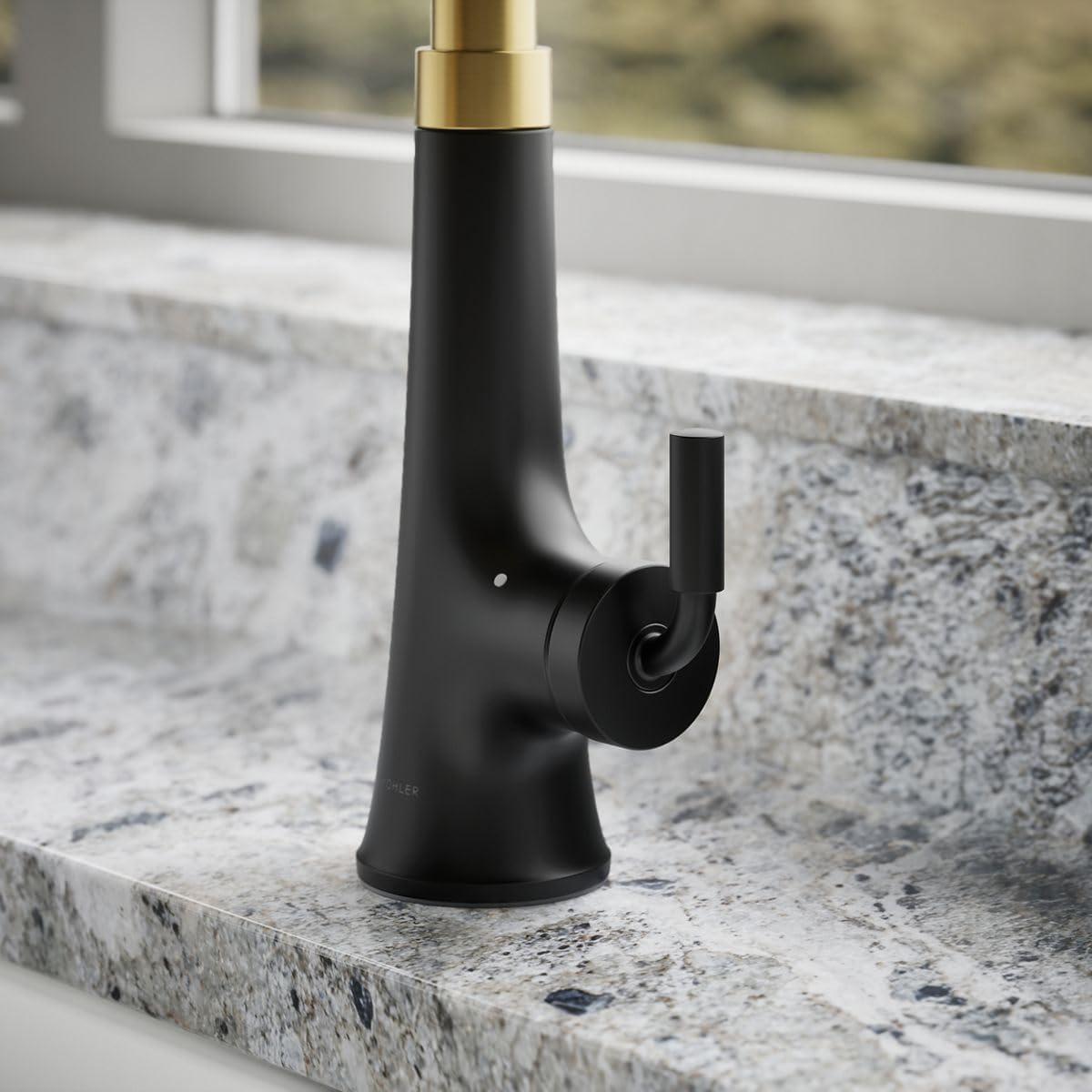 Tone Touchless Pull-Down Kitchen Sink Faucet with Three-Function Sprayhead
