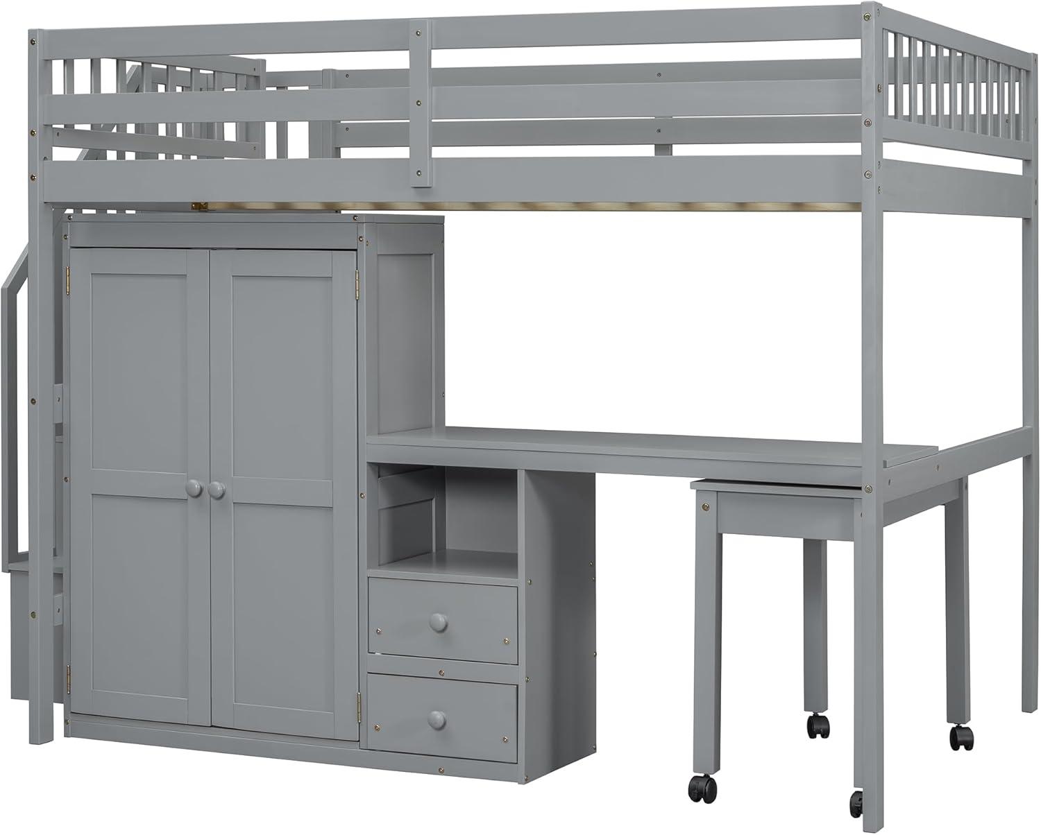 Reprise Designs Desk & Wardrobe – Space-Saving Multifunctional Loft Bed