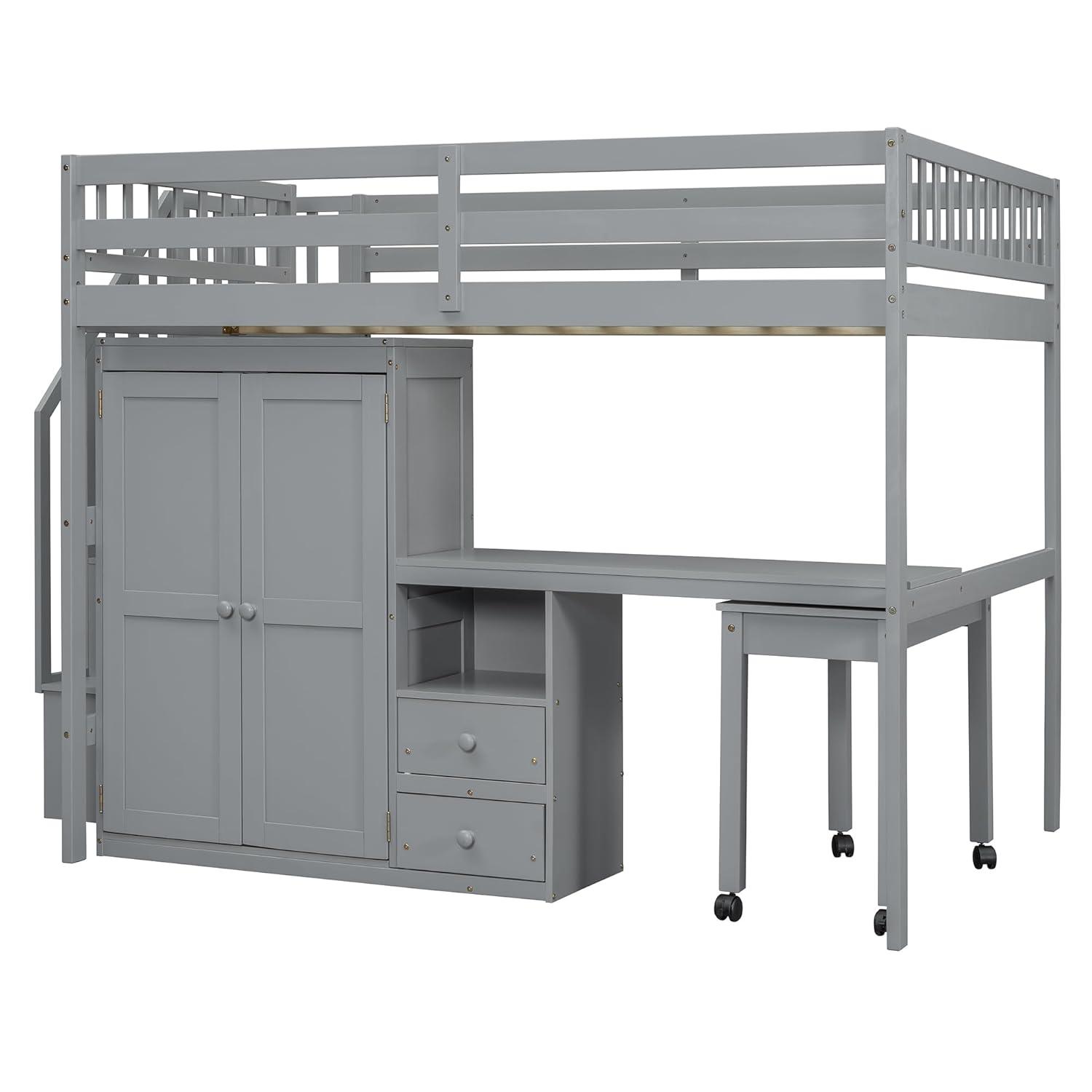 Reprise Designs Desk & Wardrobe – Space-Saving Multifunctional Loft Bed