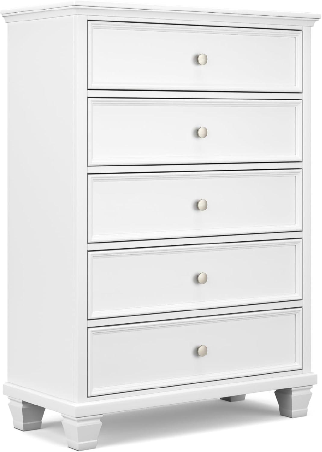 Fortman White Chest of Drawers