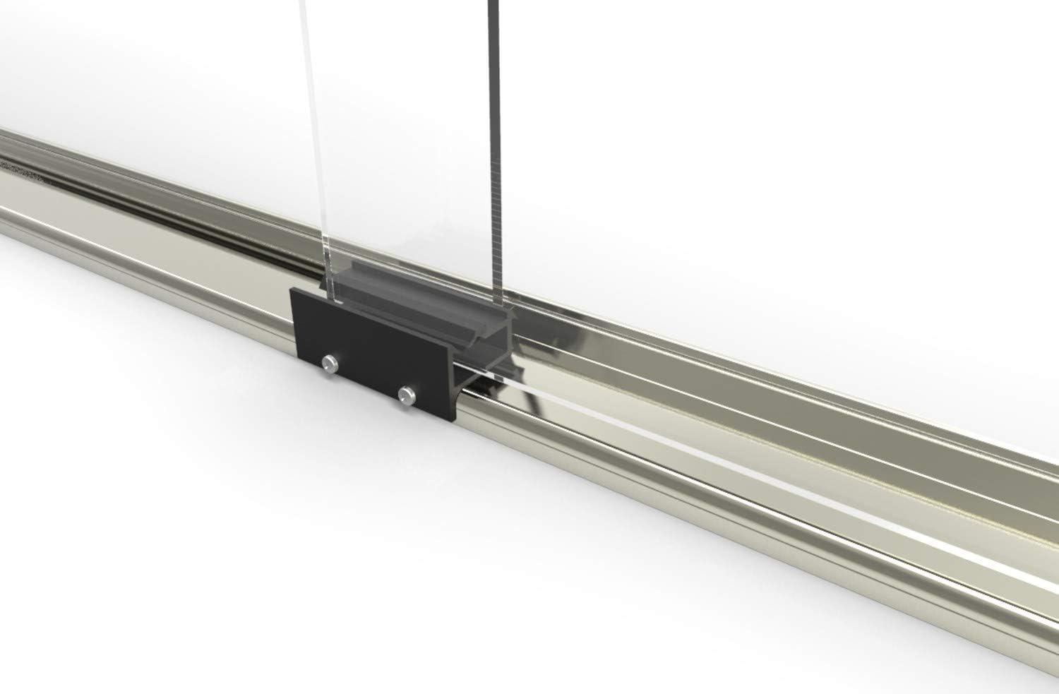 Rotolo 52" W x 70" H Semi Frameless Shower Door
