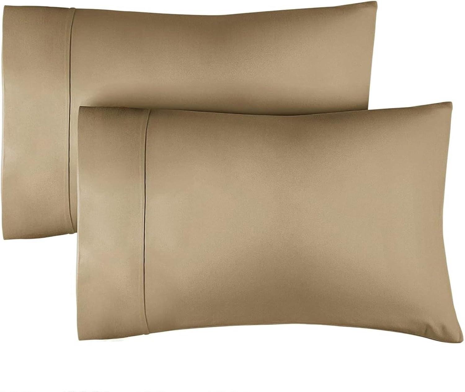CGK Linens Hotel Quality 400 Tread count 100% Cotton Pillowcase Covers - Set of 2