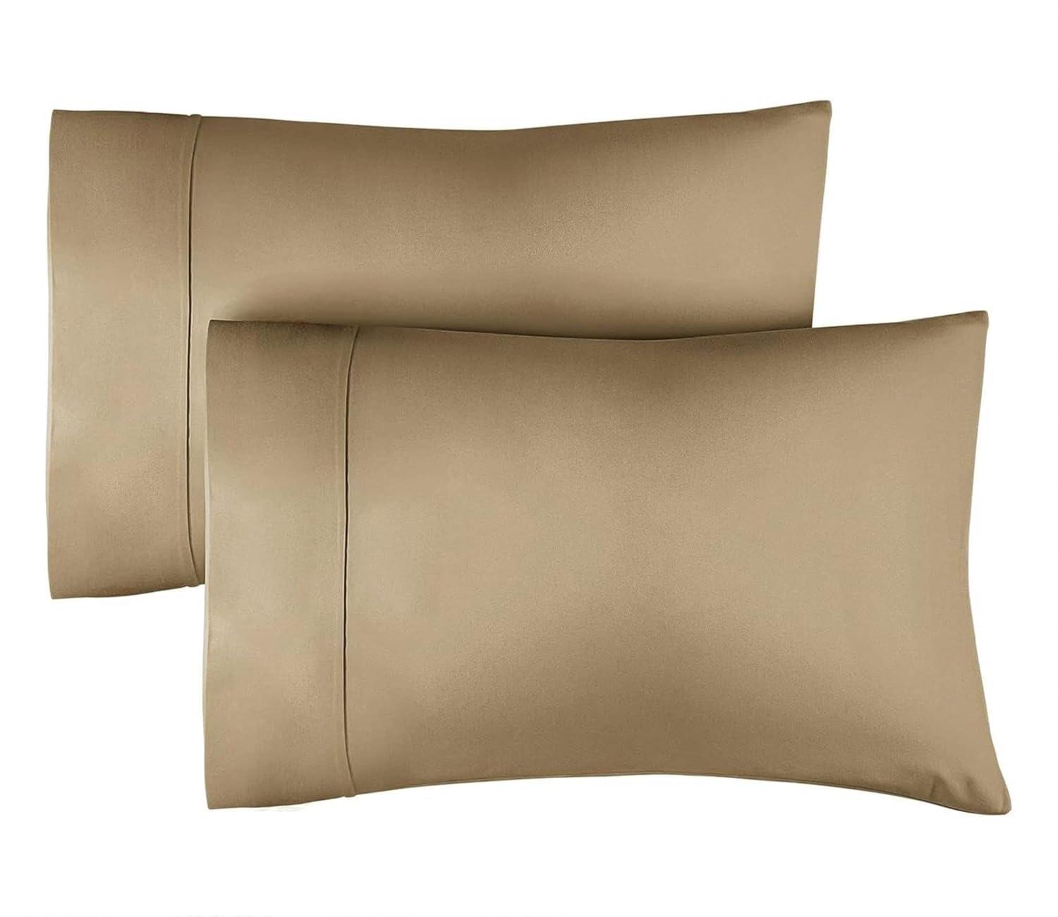 CGK Linens Hotel Quality 400 Tread count 100% Cotton Pillowcase Covers - Set of 2