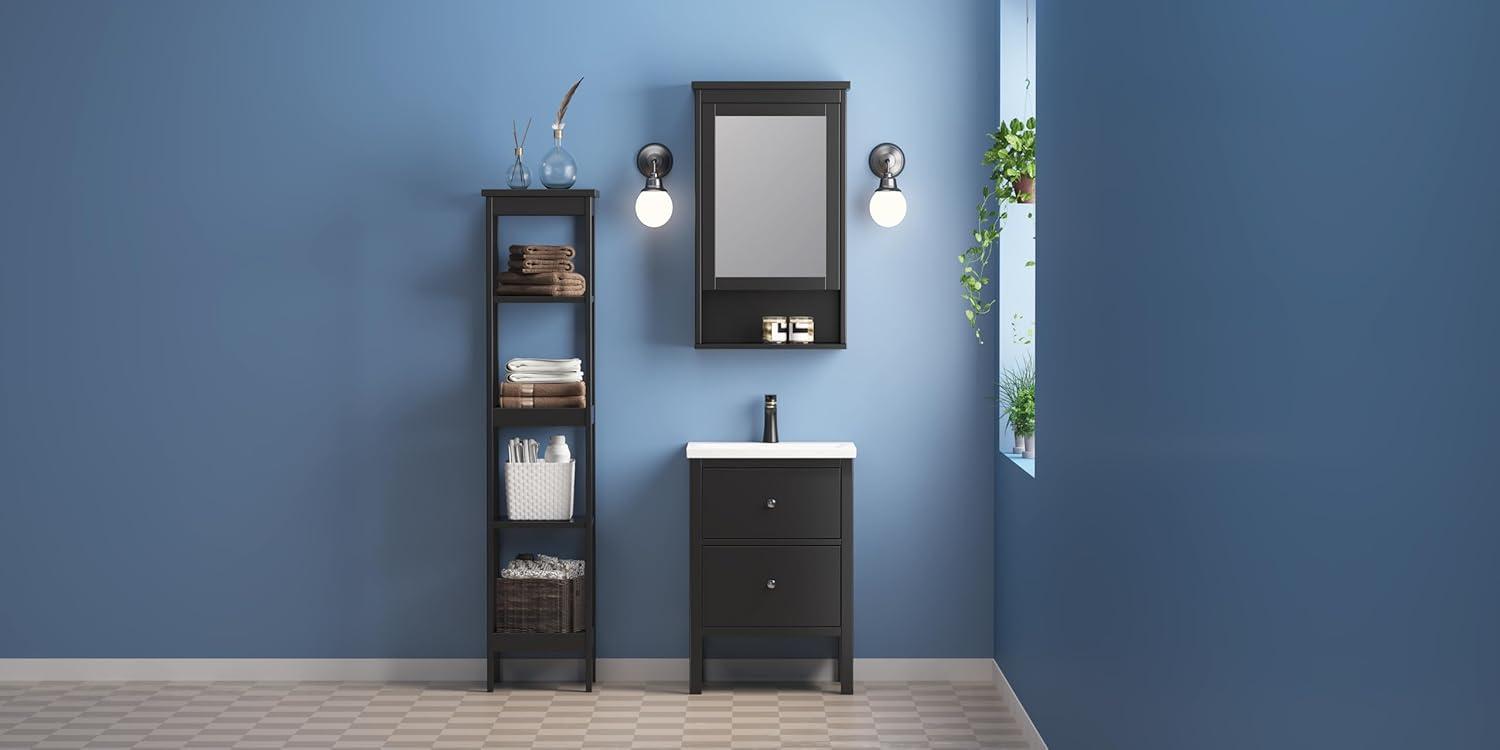 MEJE 36'' Ceramic Single Bathroom Vanity Top with Sink