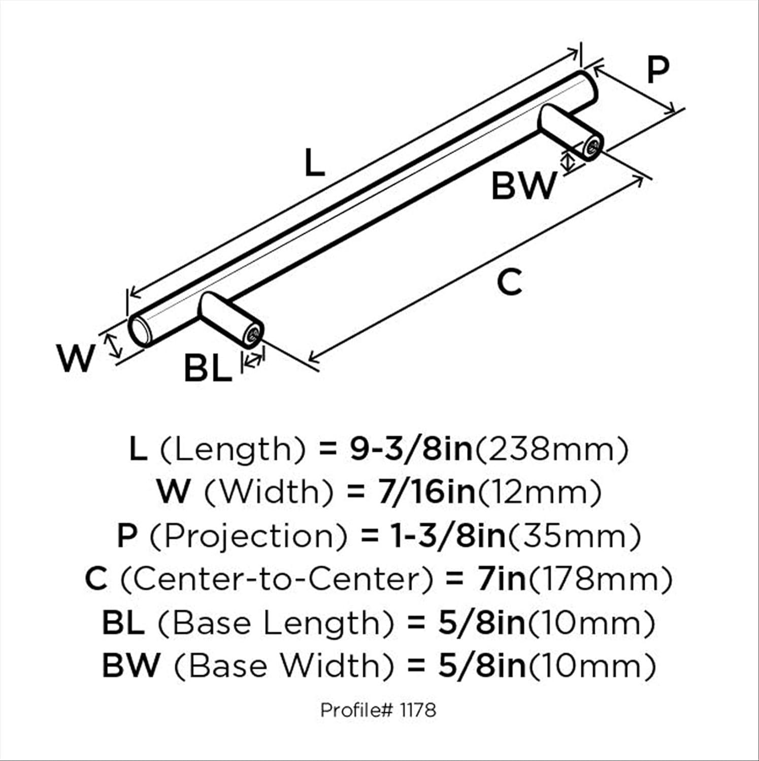 Cabinet Bar Pull