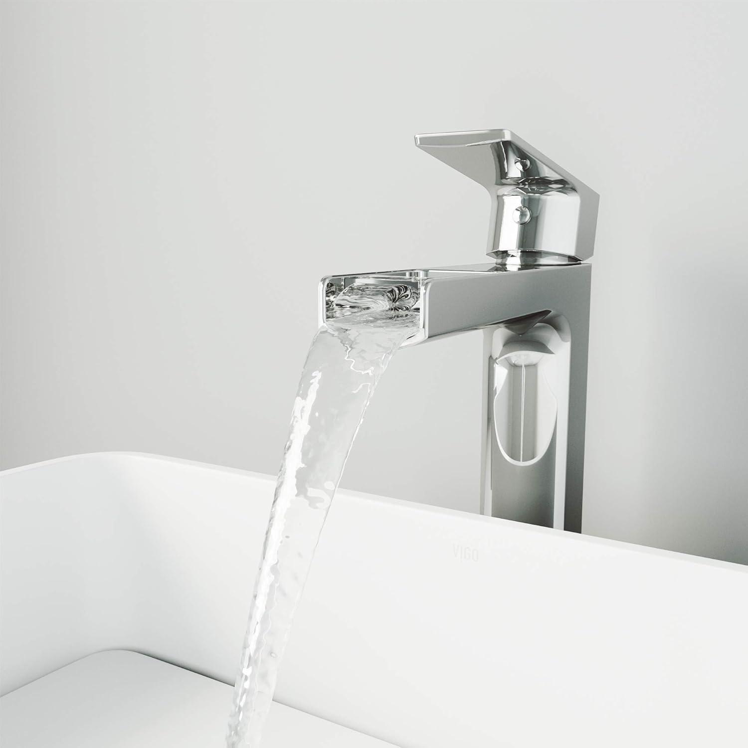 Amada Single Handle Vessel Sink Bathroom Faucet