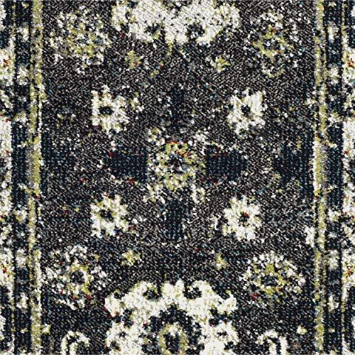 Vintage Hamadan VTH214 Power Loomed Indoor Accent Rug - Dark Grey/Ivory - 2'7"x5' - Safavieh