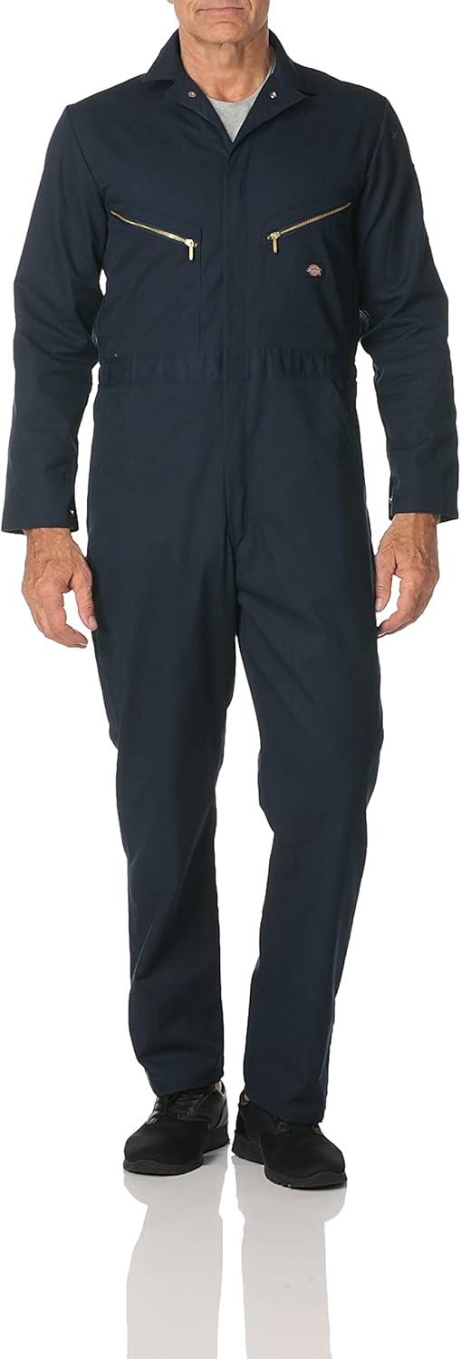 Dickies Mens and Big Mens Deluxe Blended Long Sleeve Coveralls