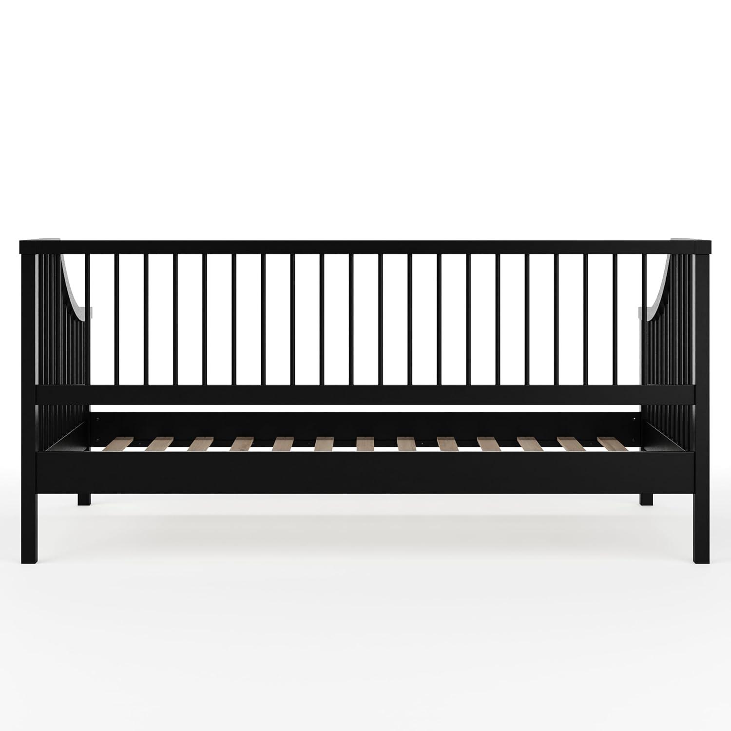 Martha Stewart Martha Stewart Neely Wooden Platform Daybed With Spindles And Wood Slat Foundation