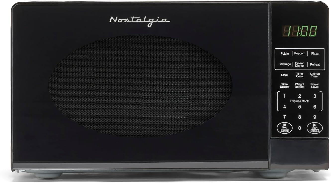 Nostalgia 0.7 Cubic Feet Countertop Microwave