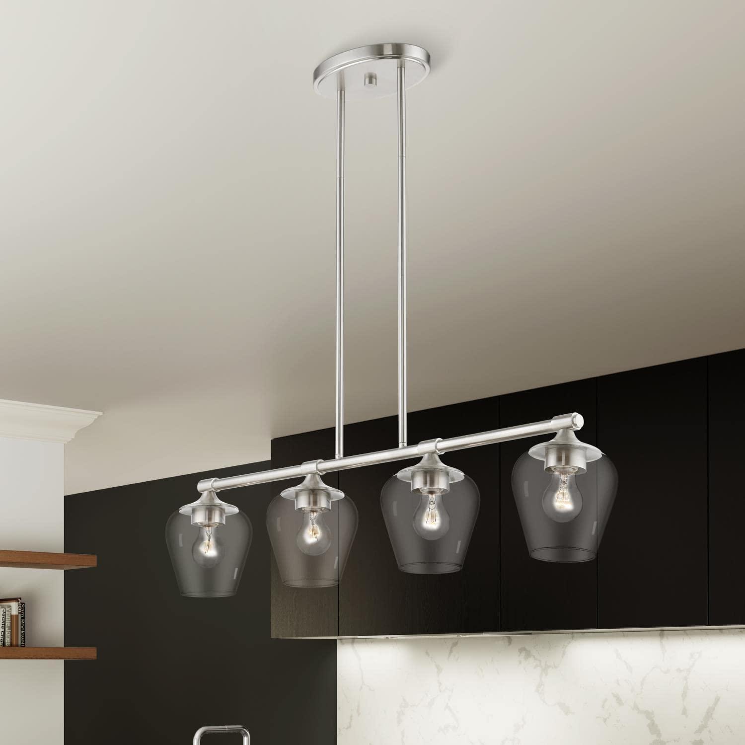 Livex Lighting Willow 4 - Light Chandelier in  Brushed Nickel