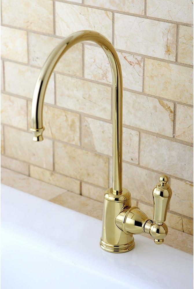 Kingston Brass KS7192AL Restoration Single Handle Water Filtration Faucet, Polished Brass