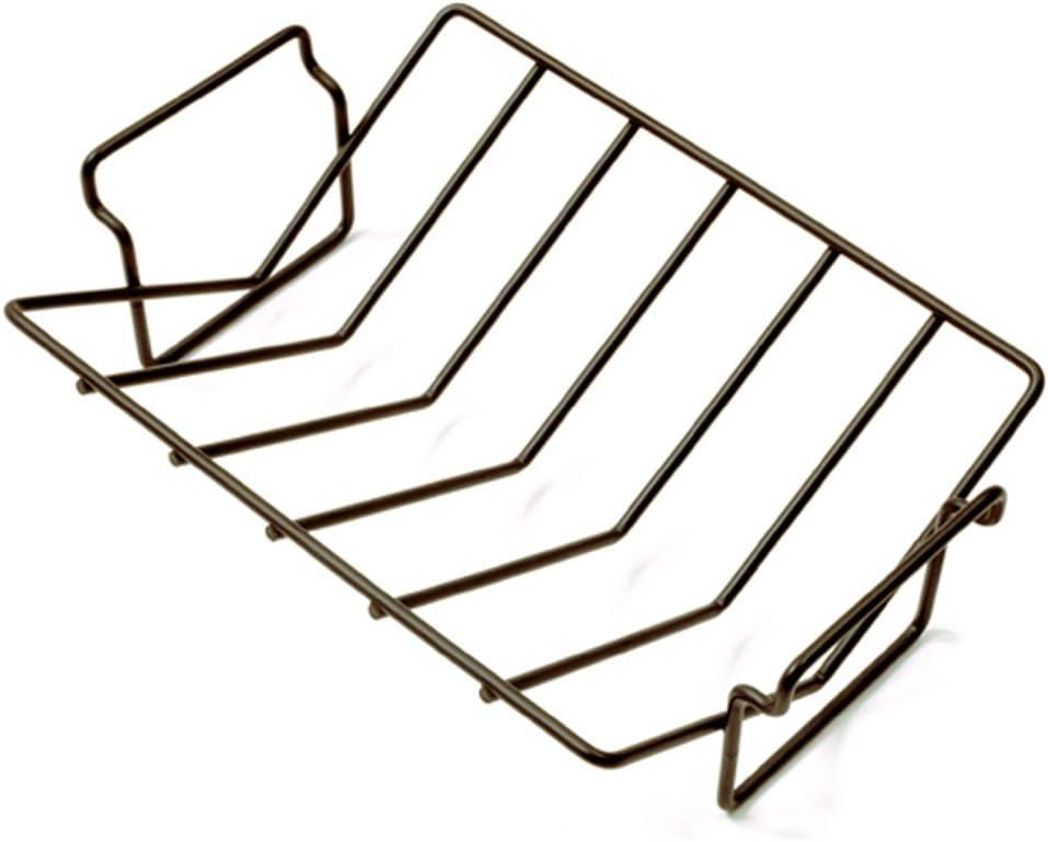 Heavy Duty Nonstick Steel Roasting Rack with Handles