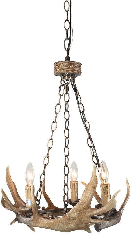 3-Light Antler Pendant Lighting Ceiling Lights Chandeliers