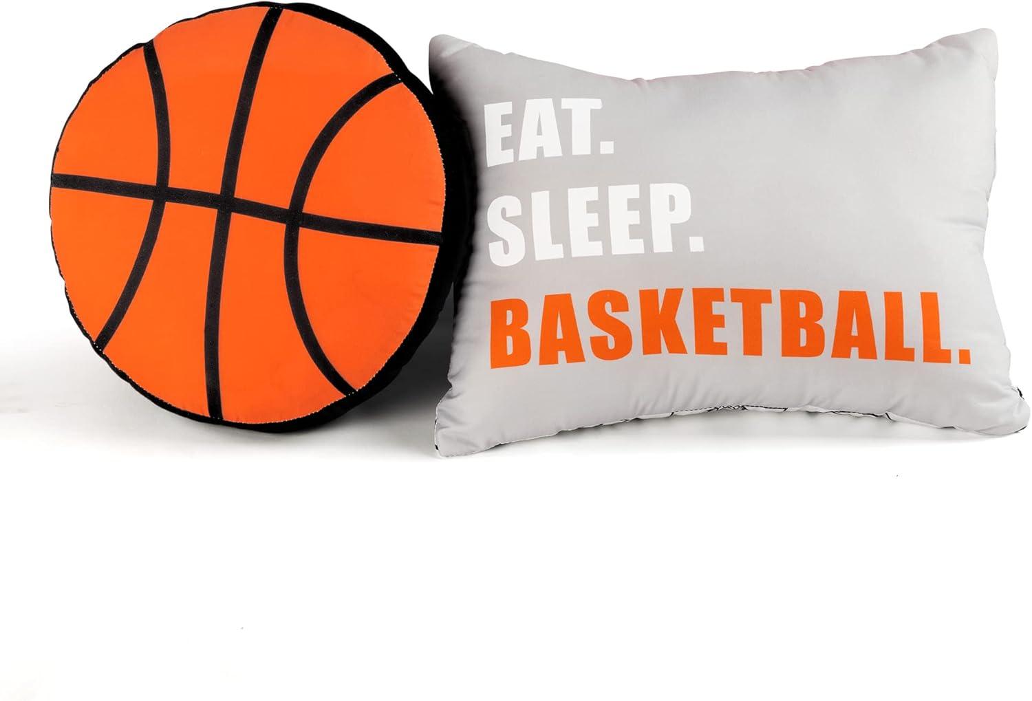 Kids' Basketball Game Reversible Oversized Comforter - Lush Décor