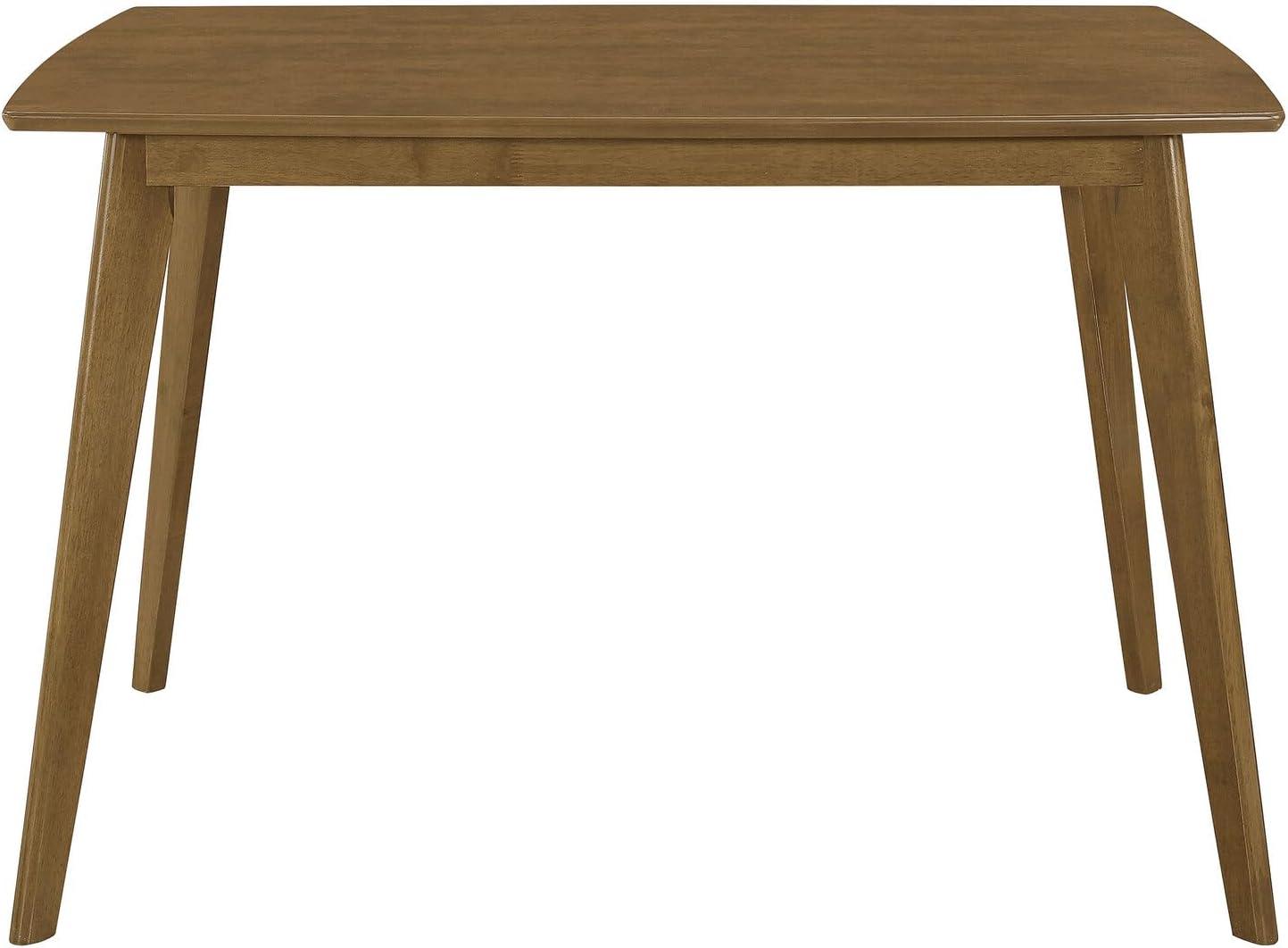 Kingfisher Lane Angled Leg Dining Table in Chestnut