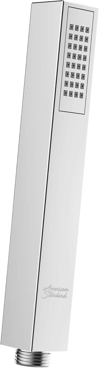 Chrome Square Minimalist Wall Mounted Handheld Shower