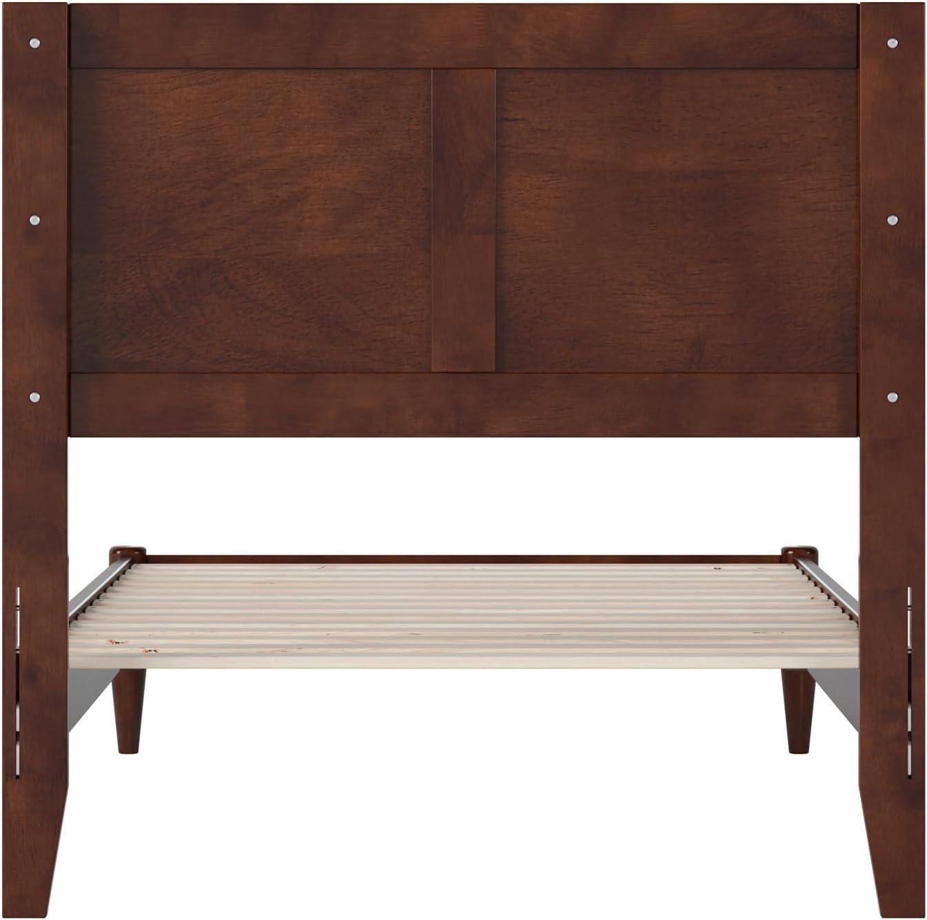 AFI Furnishings Berkshire Twin Solid Wood Low Profile Platform Bed in Walnut