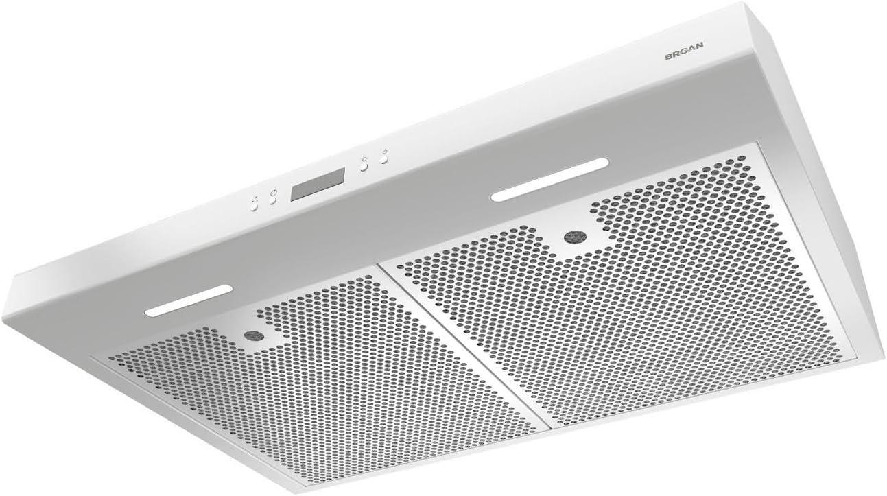 Broan NuTone 30" Steel 400 CFM Convertible Under Cabinet Range Hood with Mesh Filter