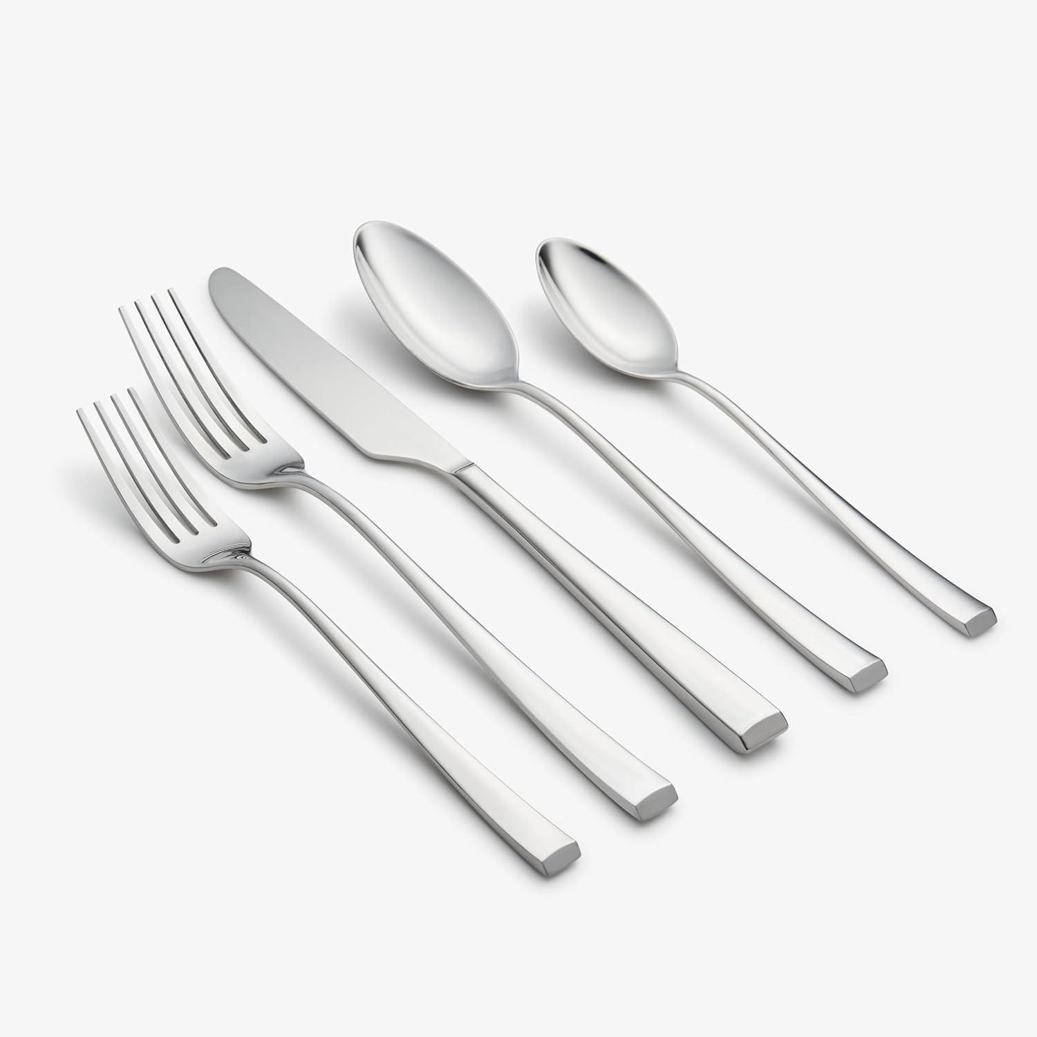 Marlise Mirror 20-Piece Stainless Steel Flatware Set