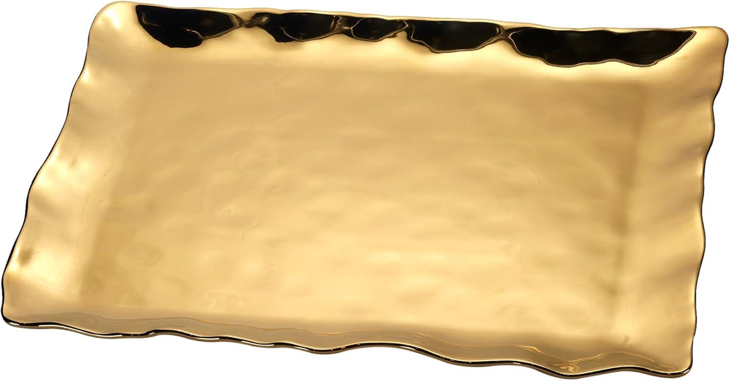 Certified International Gold Coast Rectangular Platter