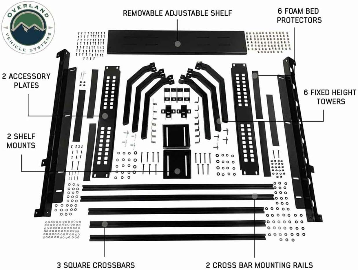 Overland Vehicle Systems 22030201 Discovery Rack With Side Cargo Plat