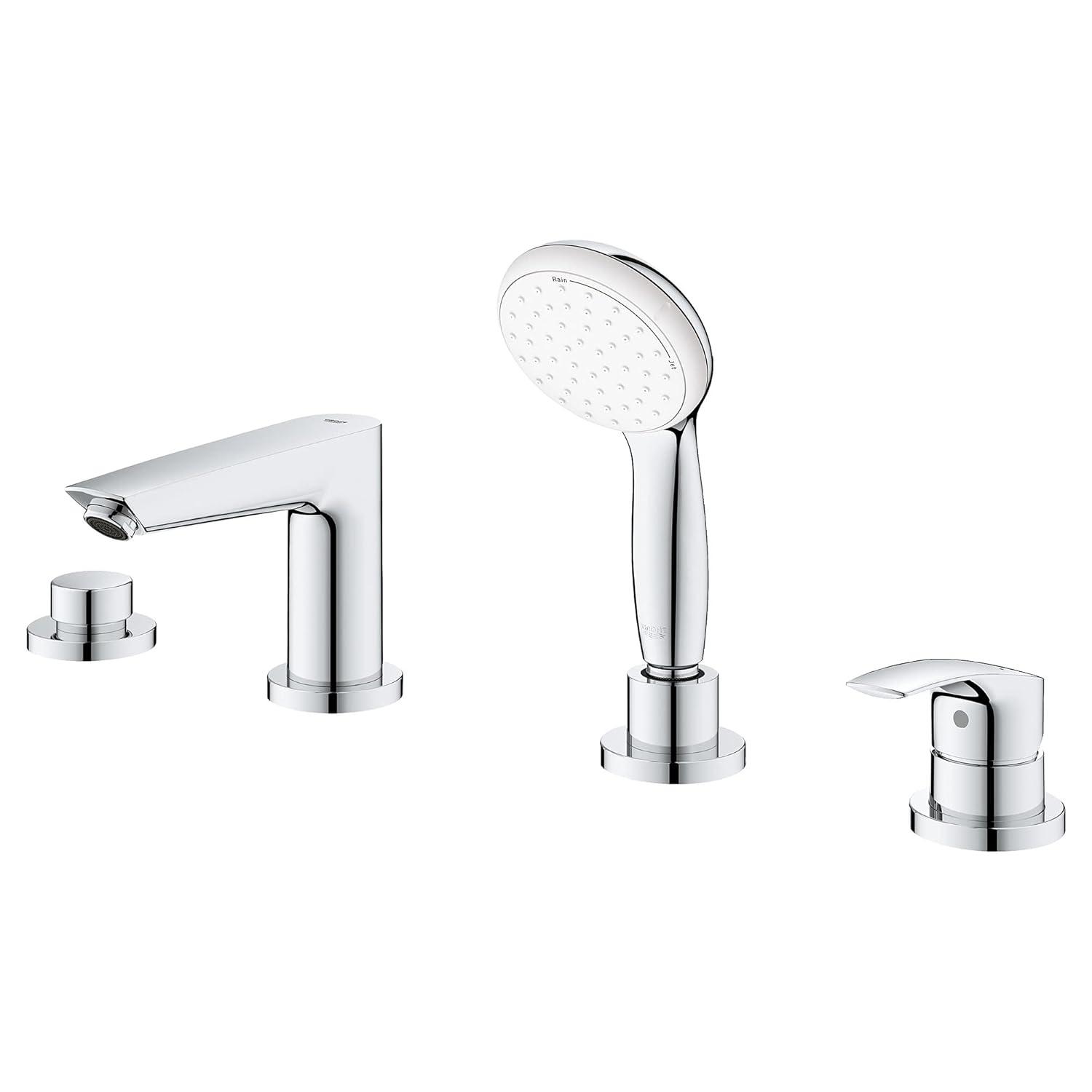 Eurosmart Single Handle Deck Mount Roman Tub Faucet Trim