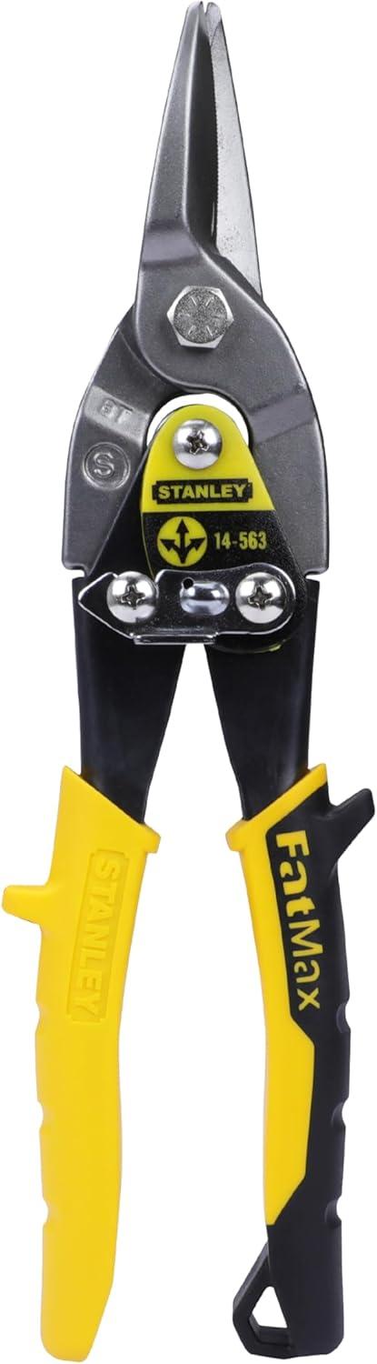 STANLEY - Yellow Aviation Snips Straight Cut 250mm (10in)