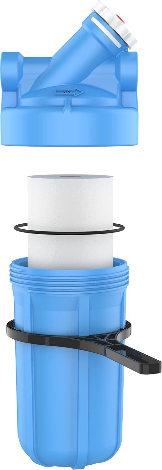 Blue Heavy-Duty Whole House Replacement Water Filter