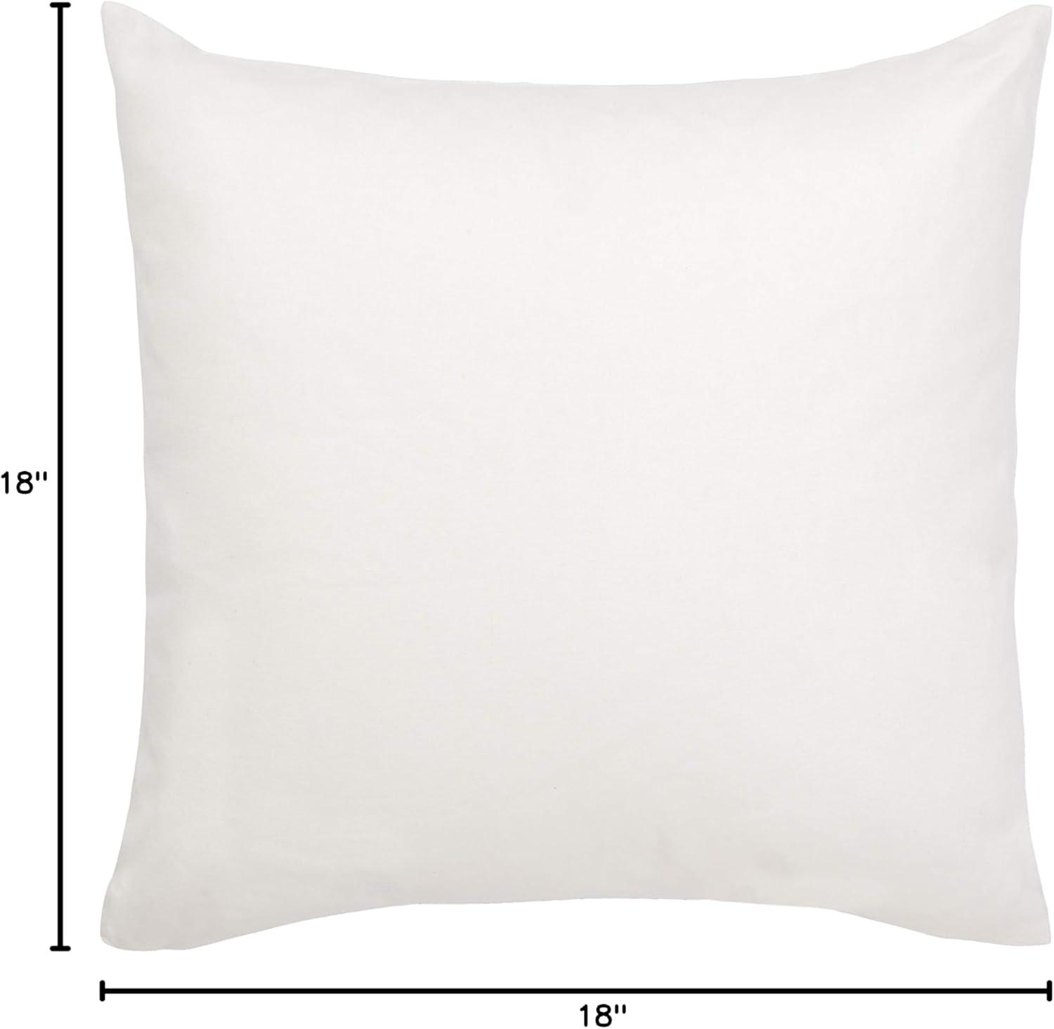 Daciana Pillow - White/Blue - 18"X18" - Safavieh