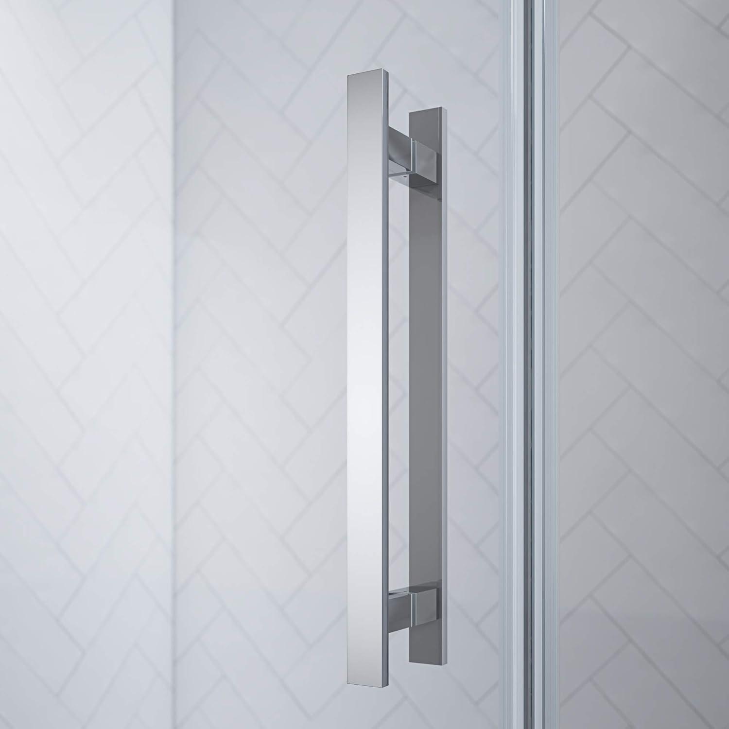 Endless Pasadena 41" W x 72" H Alcove Frameless Shower Kit, Door, Panel