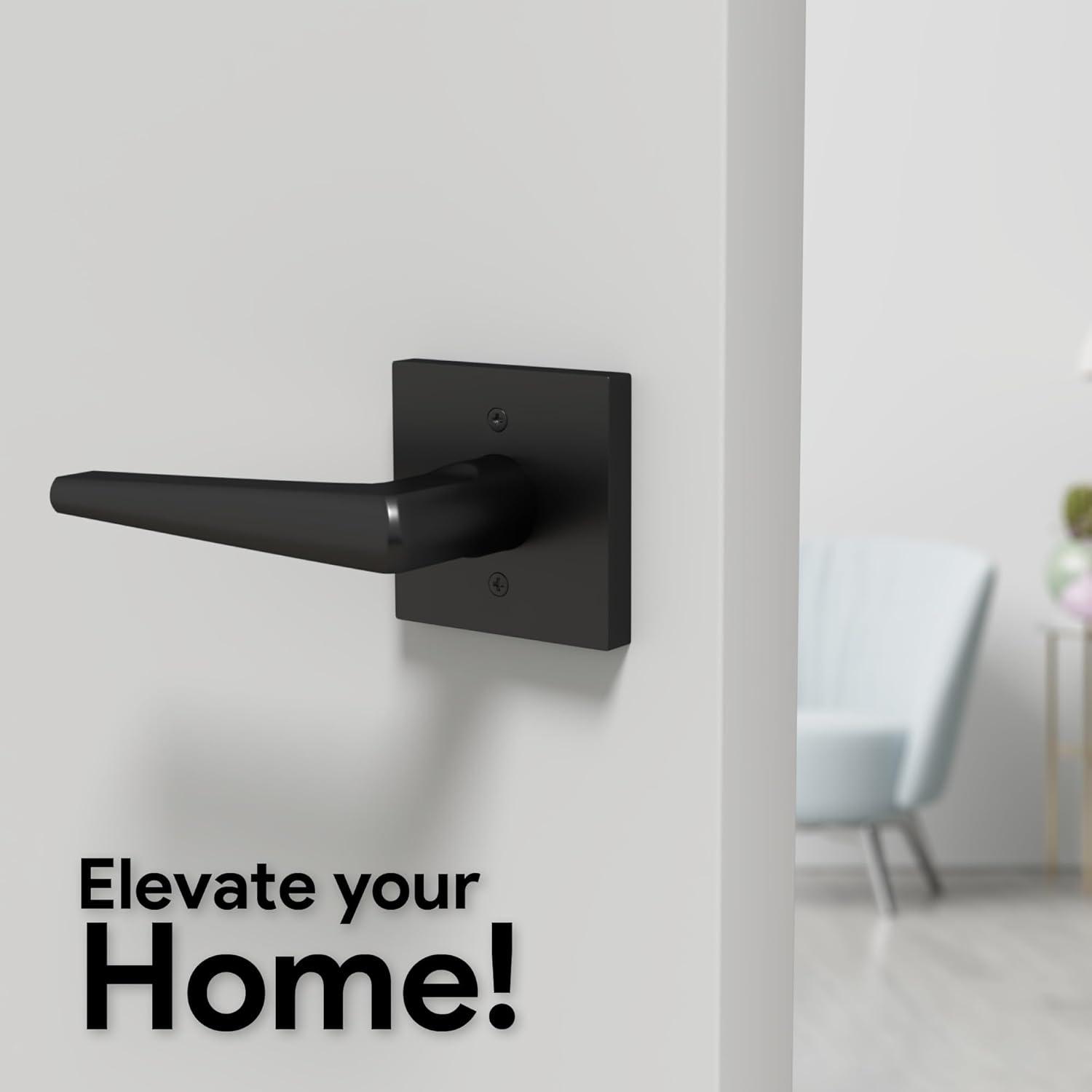 Mega Handles Schein Door Lever for Closet and French Doors I Non-Turning Screws Included