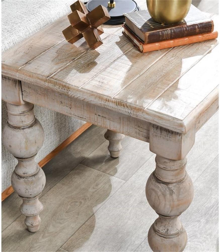 Bander Square Reclaimed Wood End Table (24")