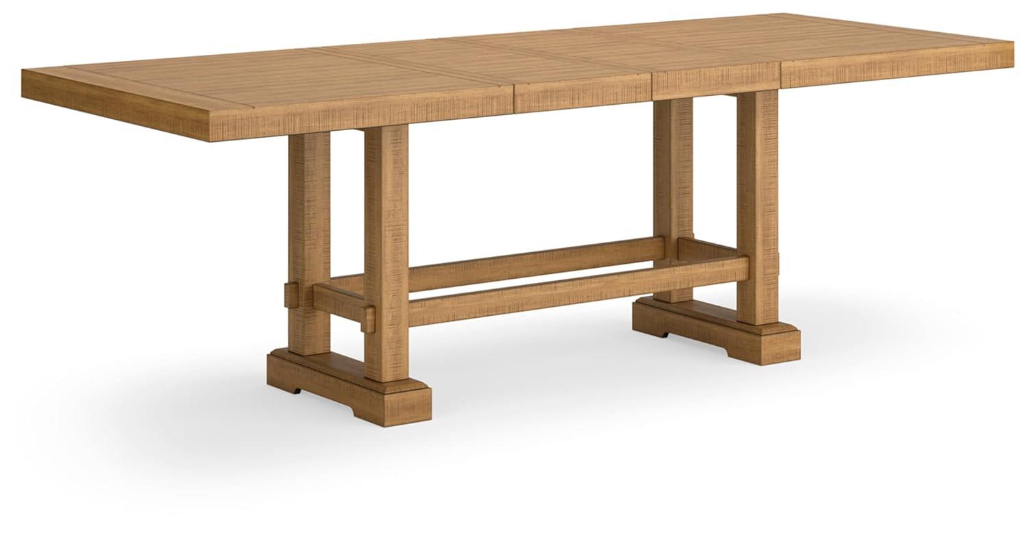 Ashley Furniture Havonplane Brown Counter Height Dining Extension Table