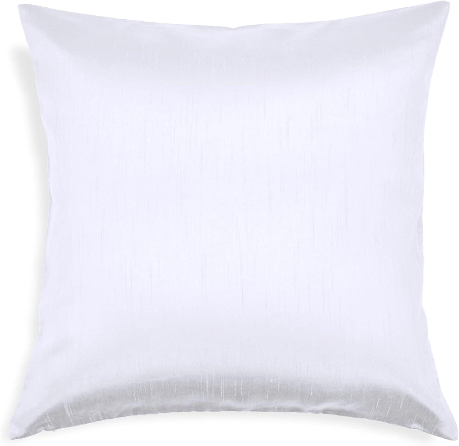 Odessa Bright White 18X18" Square Pillow